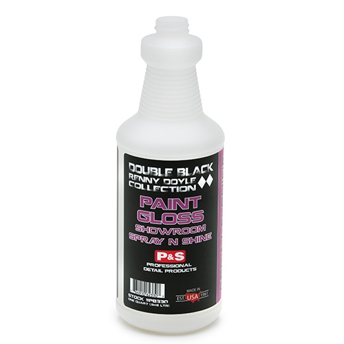 P&S Double Black Spray Bottle, 32 oz. - Paint Gloss