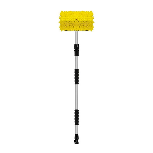 SM Arnold Bi-Level Wash Brush with Telescopic 36-60 Inch Flow-Thru Handle and On/Off Valve