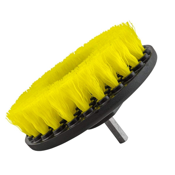 SM Arnold Medium-Duty Speedy Drill Brush, Yellow - 5 inch