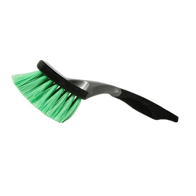 SM Arnold Ultra Soft Body Brush w/ Green Nylon Bristles - 10 inch