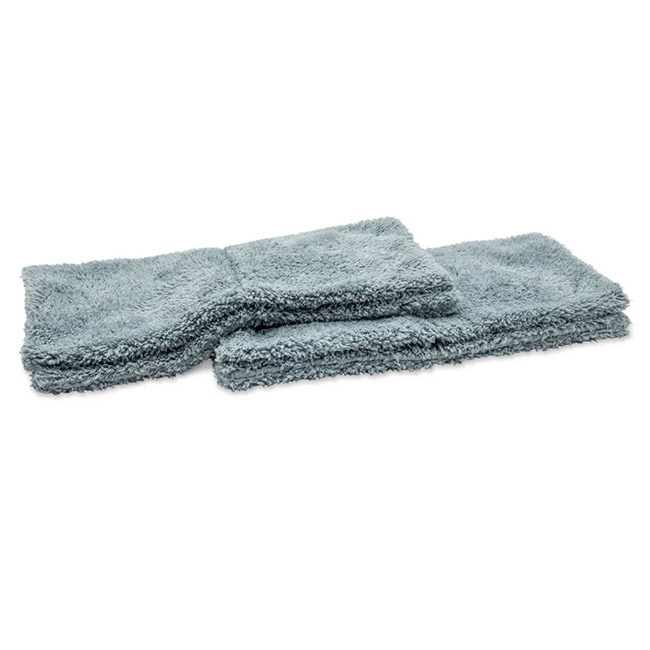 Griot's Garage Microfiber Plush Edgeless Wash Cloths - 12 in. x 12 in. (2 pack)