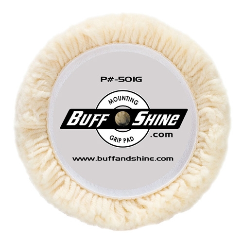 Buff and Shine Wool Cutting Pad, 5"