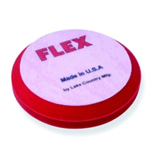 Flex Beveled Edge Foam Ultra Finishing Pad, Red - 6.5 inch