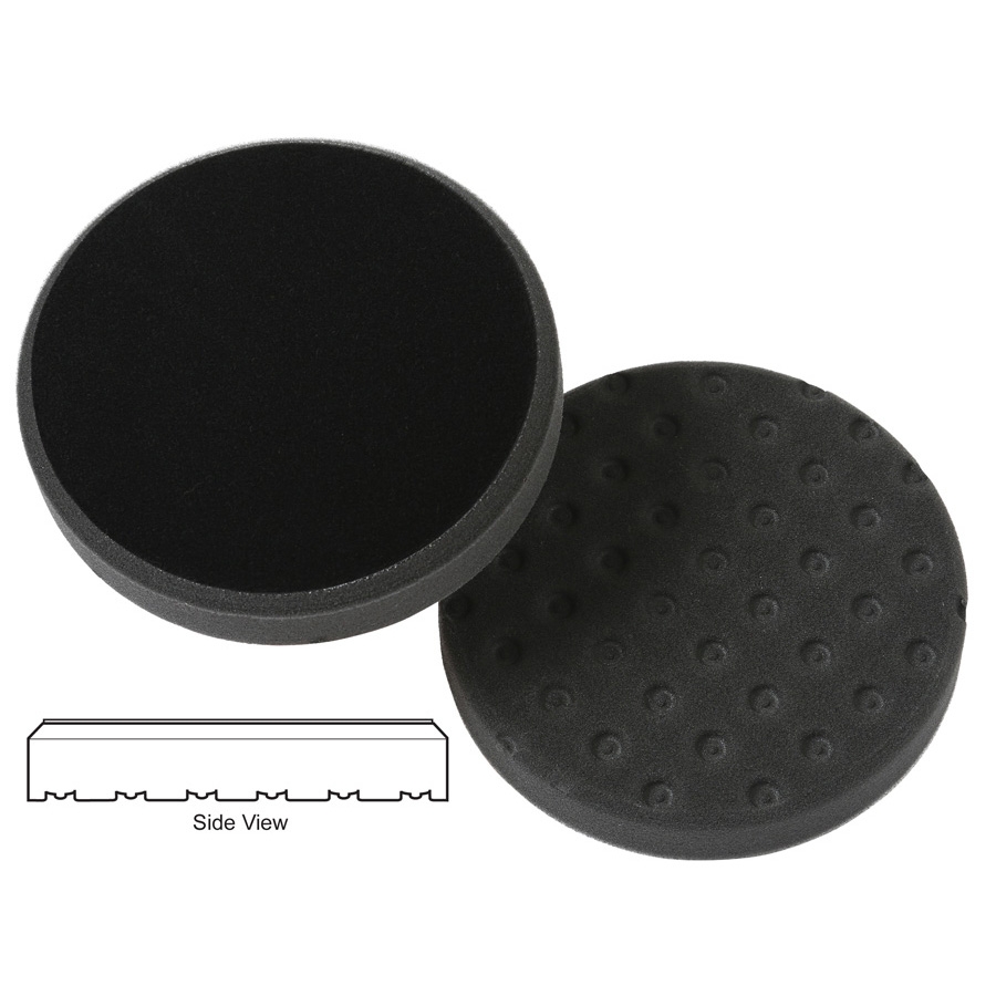 Lake Country CCS Cutback DA Foam Finishing Pad, Black - 6.5 inch