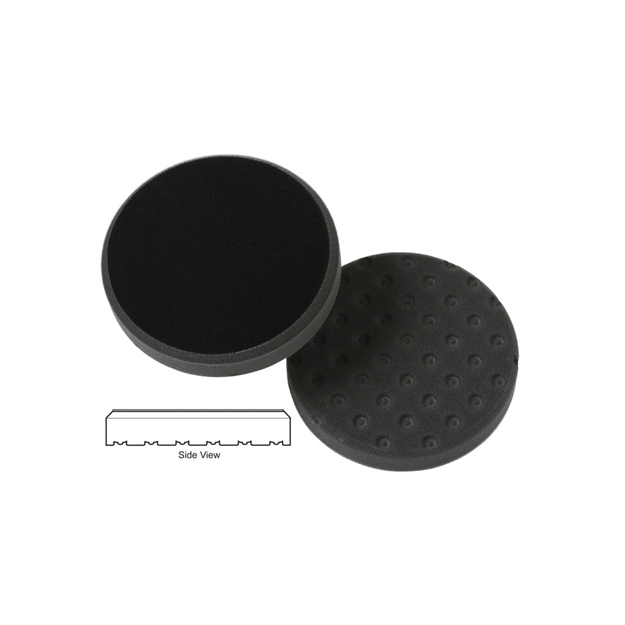 Lake Country CCS Cutback DA Foam Light Polishing Pad, Black - 3.5 inch (2 Pack)