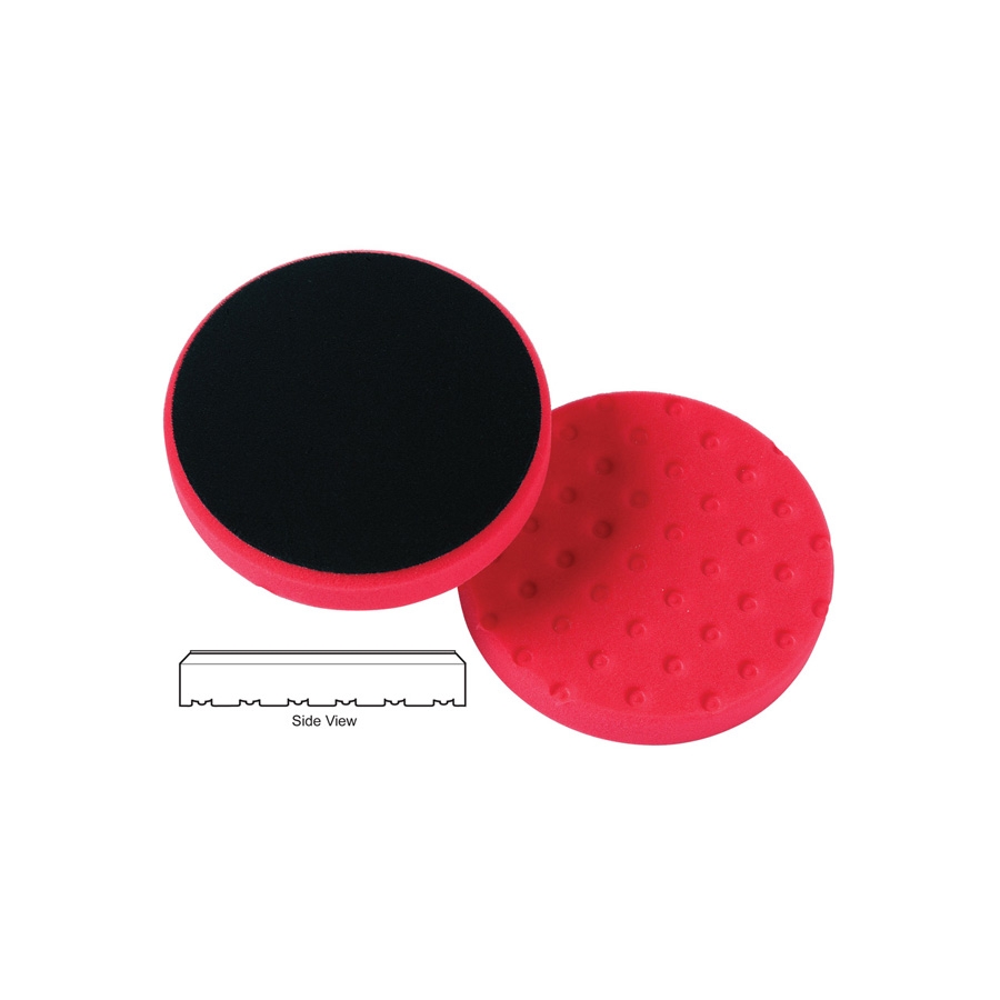 Lake Country CCS Cutback DA Foam Wax/Sealant Pad, Red - 3.5 inch