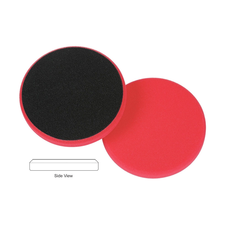 Lake Country Flat Cutback DA Foam Wax/Sealant Pad, Red - 5.5 inch