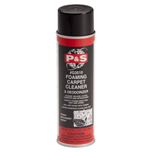 P&S Foaming Carpet Cleaner & Deodorizer, Fresh Spearmint Scent - 19 oz.