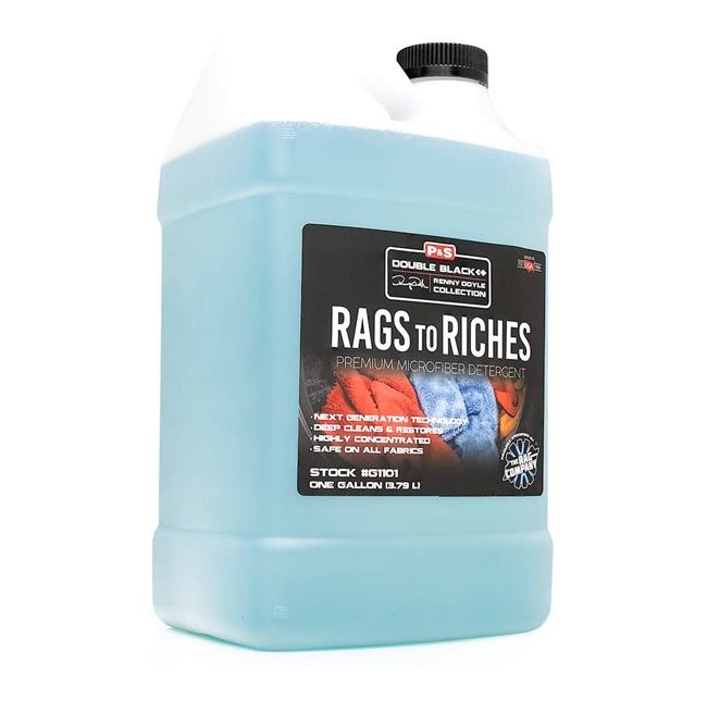 P&S Rags to Riches Premium Microfiber Towel Detergent - 1 gal.