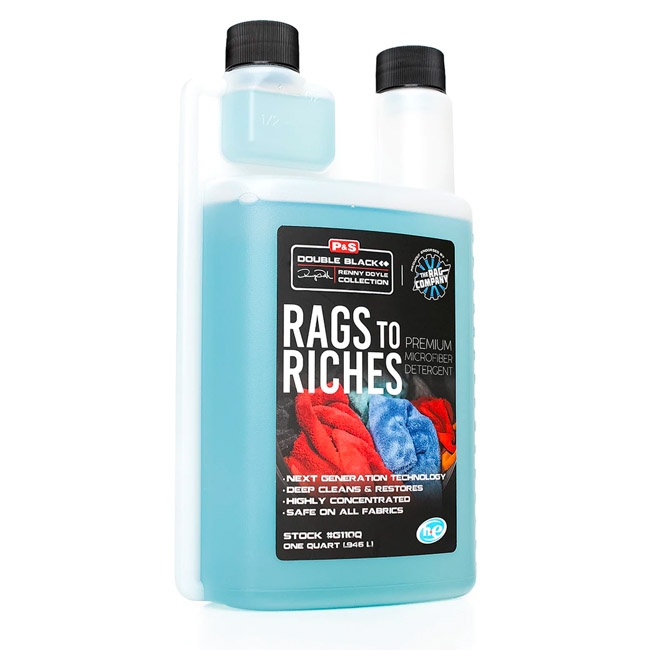 P&S Rags to Riches Premium Microfiber Towel Detergent - 32 oz.