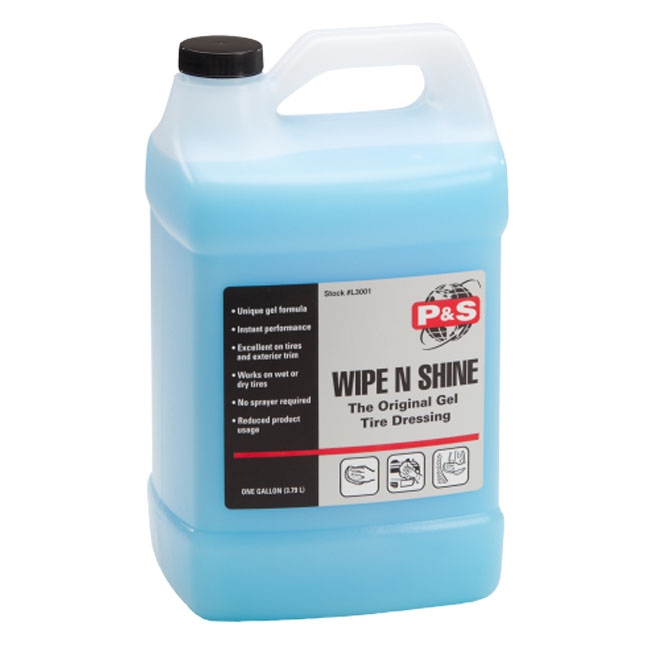 P&S Wipe N Shine Original Gel Tire Dressing - 1 gal.