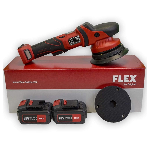 Flex XFE 15 150 18.0-EC "The Finisher" Cordless Random Orbital Polisher Set