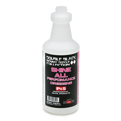 [Item# PNS-PB354                        
            ] P&S Double Black Spray Bottle, 32 oz. - Shine All