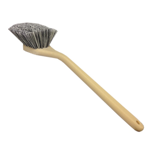 [Item# SMA-83-017                        
            ] SM Arnold Angled Head Soft Body Brush w/ Salt & Pepper Polystyrene Bristles - 20 inch