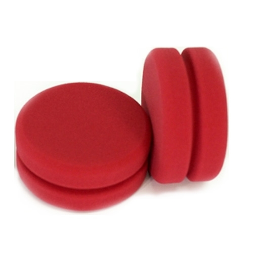 [Item# BUF-RFA452                        
            ] Buff and Shine Wax & Sealant Applicator with Notched Edge, Red, 4.5" (2 pack)