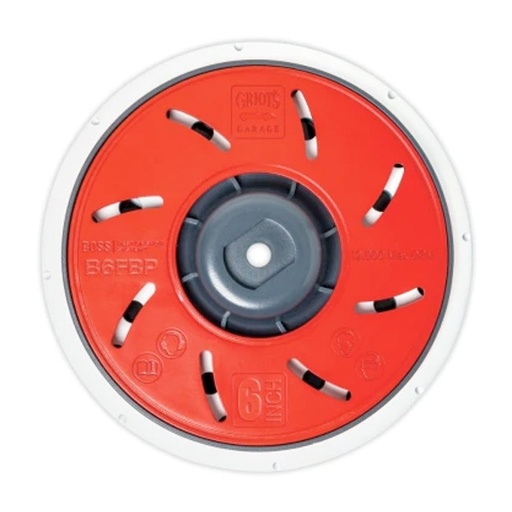 [Item# GRI-B6FBP                        
            ] Griot's Garage BOSS 6" Fanned Orbital Backing Plate