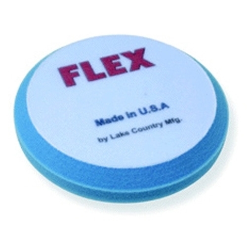 [Item# FLX-651100                        
            ] Flex Beveled Edge Foam Compounding Pad, Blue - 6.5 inch