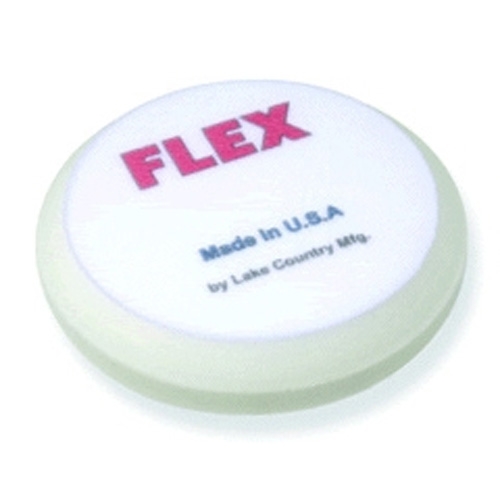 [Item# FLX-651150                        
            ] Flex Beveled Edge Foam Polishing Pad, White - 6.5 inch