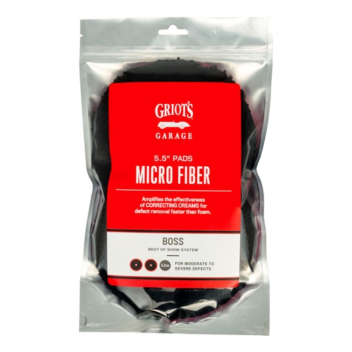 [Item# GRI-BMF5                        
            ] Griot's Garage BOSS Microfiber Cutting Pads - 5" (2 pack)