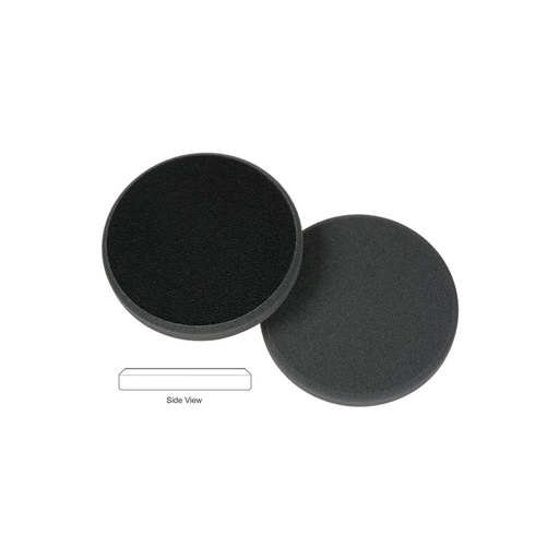 [Item# LC-76-7235-76MM                        
            ] Lake Country Flat Cutback DA Foam Finishing Pad, Black - 3.5 inch