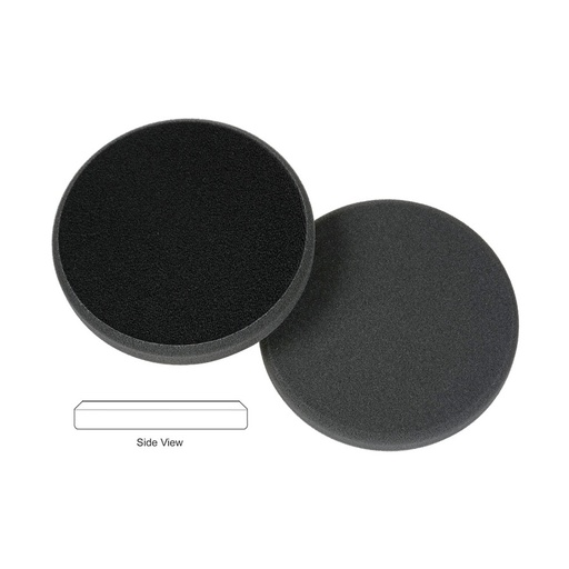 [Item# LC-76-7255-130MM                        
            ] Lake Country Flat Cutback DA Foam Finishing Pad, Black - 5.5 inch