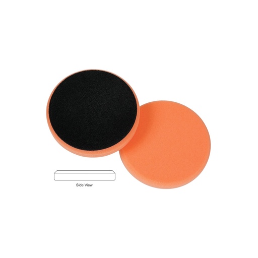 [Item# LC-76-2235-76MM                        
            ] Lake Country Flat Cutback DA Foam Light Cutting Pad, Orange - 3.5 inch