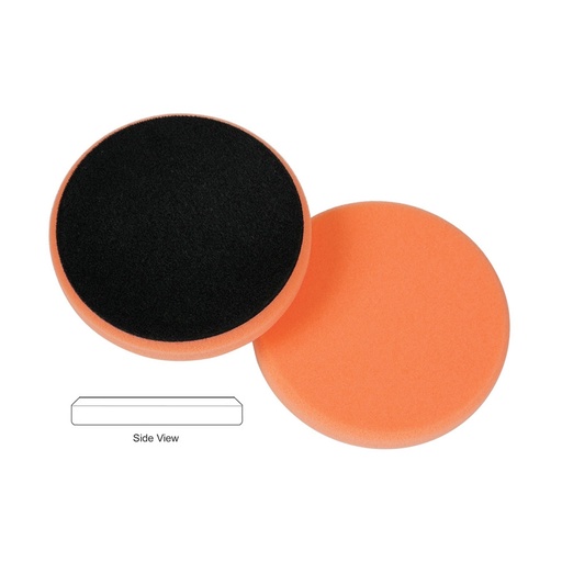 [Item# LC-76-2255-130MM                        
            ] Lake Country Flat Cutback DA Foam Light Cutting Pad, Orange - 5.5 inch