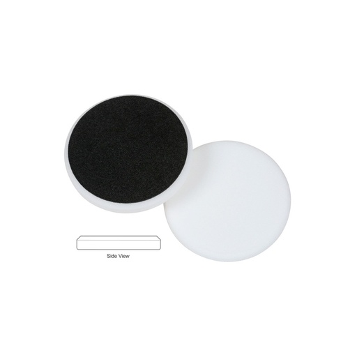 [Item# LC-76-6235-76MM                        
            ] Lake Country Flat Cutback DA Foam Polishing Pad, White - 3.5 inch