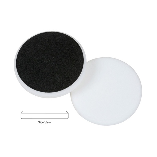 [Item# LC-76-6255-130MM                        
            ] Lake Country Flat Cutback DA Foam Polishing Pad, White - 5.5 inch