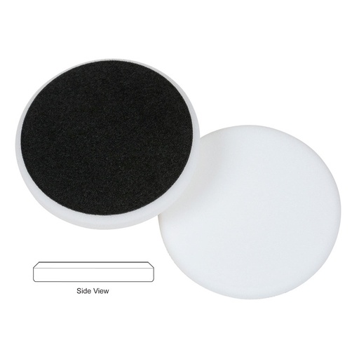 [Item# LC-76-6265-152MM                        
            ] Lake Country Flat Cutback DA Foam Polishing Pad, White - 6.5 inch