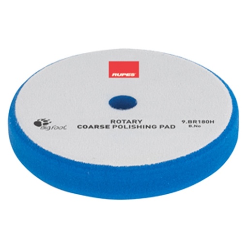 [Item# RUP-9.BR150H                        
            ] Rupes Rotary Foam Compounding Pad, Blue/Coarse - 135mm (5 inch backing)