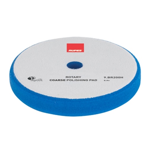 [Item# RUP-9.BR180H                        
            ] Rupes Rotary Foam Compounding Pad, Blue/Coarse - 160mm (6 inch backing)