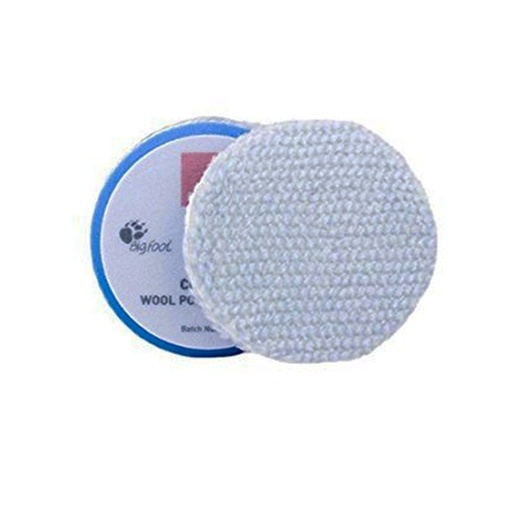 [Item# RUP-9.BW40H                        
            ] Rupes Wool Polishing Pad, Blue/Coarse - 45mm (1.5 inch)