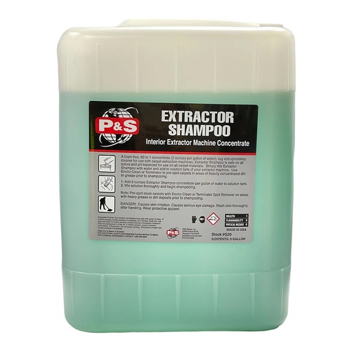 [Item# PNS-G2005                        
            ] P&S Extractor Shampoo - 5 gal.