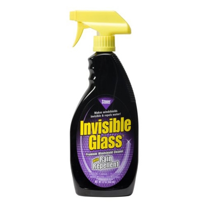 [Item# STO-92186                        
            ] Stoner Invisible Glass Clean & Repel, Glass Cleaner + Rain Repellent - 22 oz. spray bottle