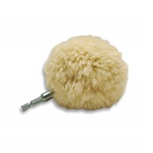 [Item# LC-81-103                        
            ] Lake Country Wool Polishing Ball with Drill Chuck - 3 inch