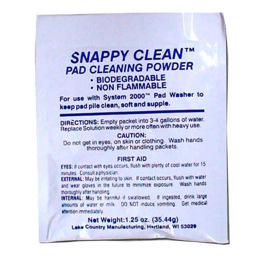 [Item# LC-92-003                        
            ] Lake Country Snappy Clean Pad Cleaning Powder