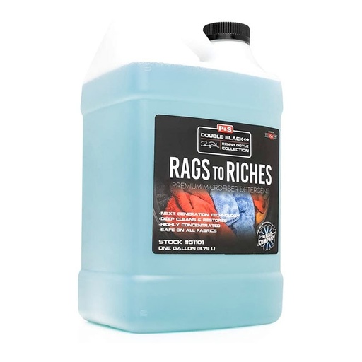 [Item# PNS-G1101                        
            ] P&S Rags to Riches Premium Microfiber Towel Detergent - 1 gal.