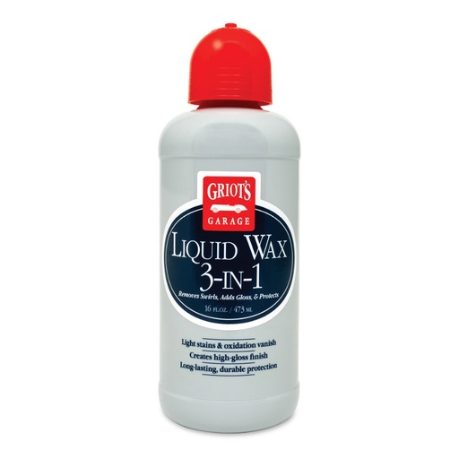 [Item# GRI-11013                        
            ] Griot's Garage Liquid Wax 3-in-1 - 16 oz.