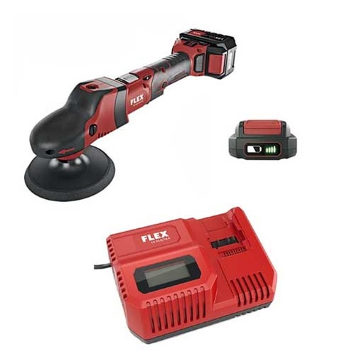 [Item# FLX-459569                        
            ] Flex PE 150 18.0-EC Cordless Rotary Polisher Set